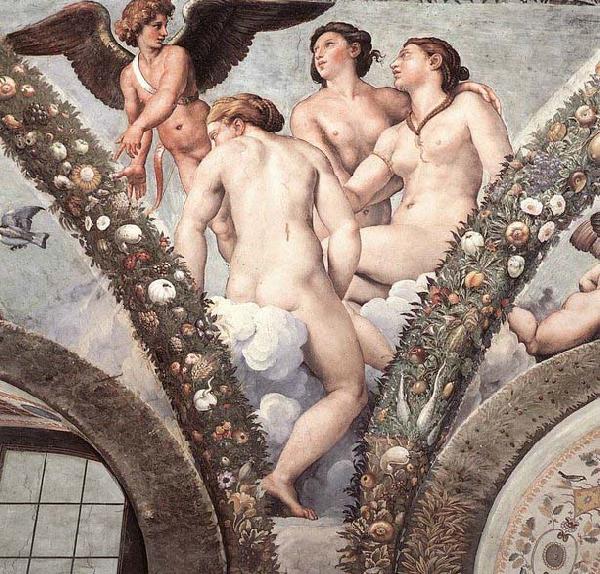 RAFFAELLO Sanzio Cupid and the Three Graces China oil painting art